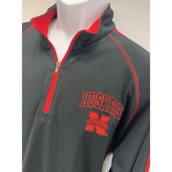 Rivalry Threads '91 Nebraska Cornhuskers Quarter-Zip Pullover Sweater XL EUC - Picture 2 of 7